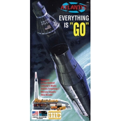 Model Plastikowy - ATLANTIS Models 1:110 Atlas w/ Launch Pad/Mercury Capsule 50 Year Celebration - AMCH1833